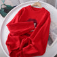 Sweater cute cherry love long sleeve sweater  046