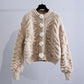 Lovely flowers long sleeve cardigan sweater  027