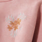 Cute embroidered long-sleeved T shirt  072