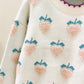 Lovely loose strawberry sweater  051