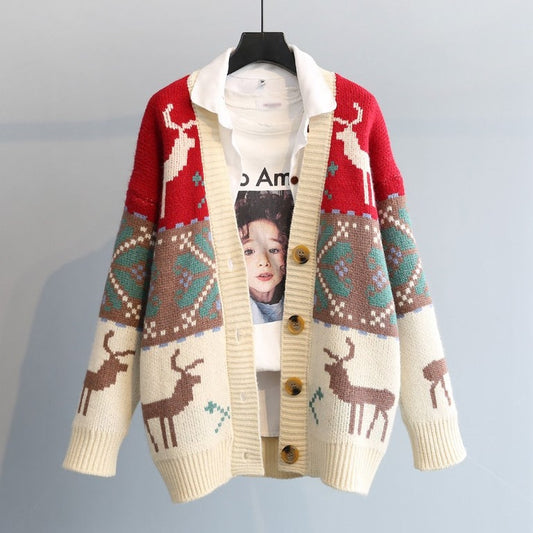 Süßer rehbrauner Cardigan 034