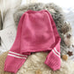 Lovely strawberry long sleeve sweater  052