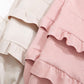 Simple round neck long sleeve tops  070