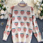 Sweet strawberry sweater  076