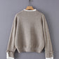 Sweater simple long sleeve sweater  065