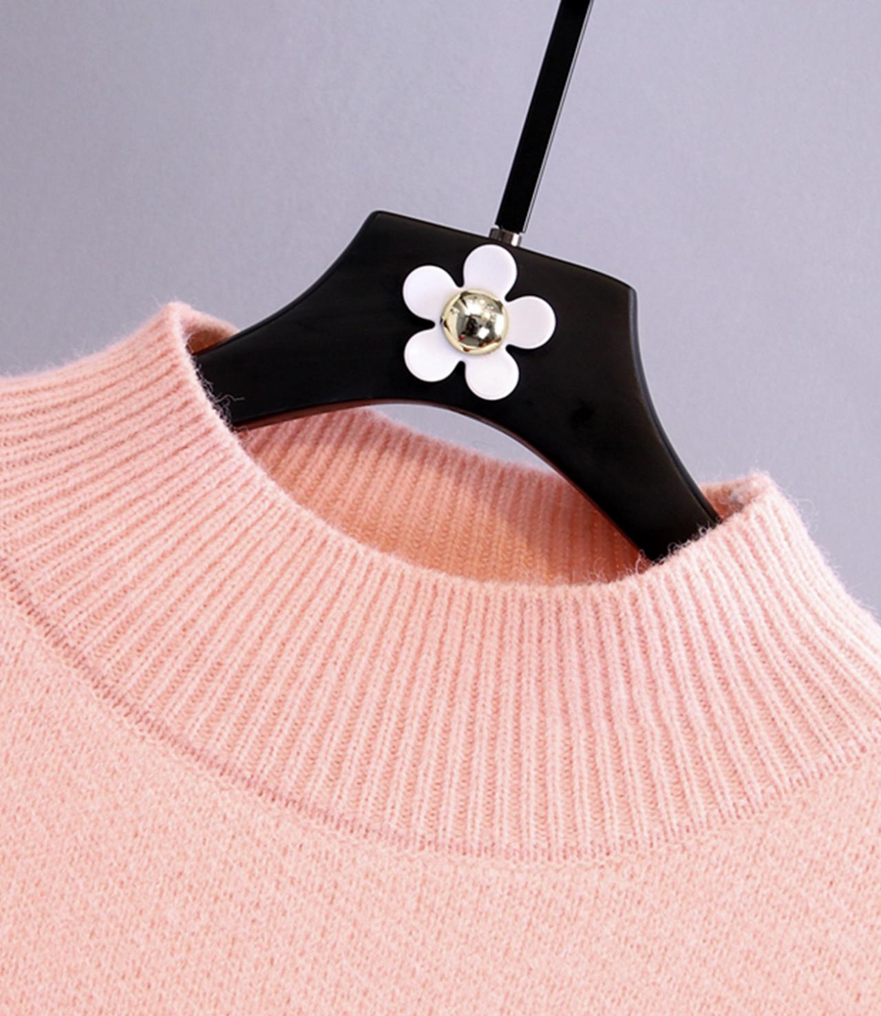 Cute snowflake long sleeve sweater  030
