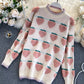 Sweet strawberry sweater  076