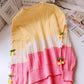 Lovely flowers long sleeve sweater  083