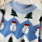 Sweater cute Christmas pattern sweater  059