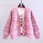 Cute cardigan long sleeve sweater  016