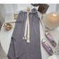 Korean version of lazy style versatile pop split skirt  5783