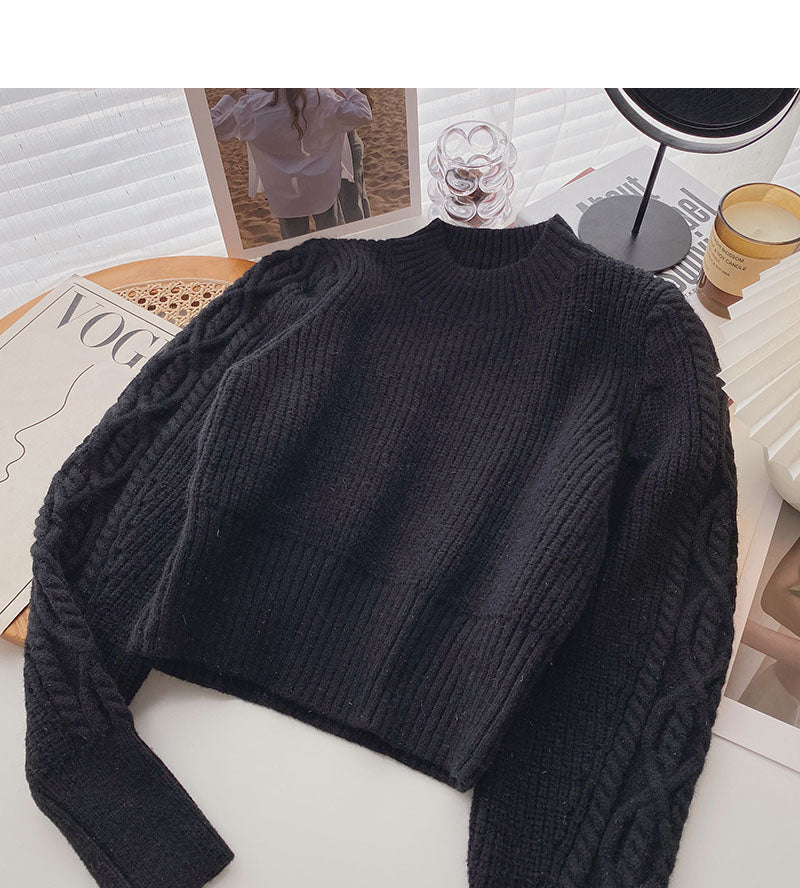 Schlankes und schlankes Design mit personalisiertem Dreh-Langarm-Top 5998