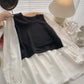 New Korean lazy flare sleeve shirt  6286