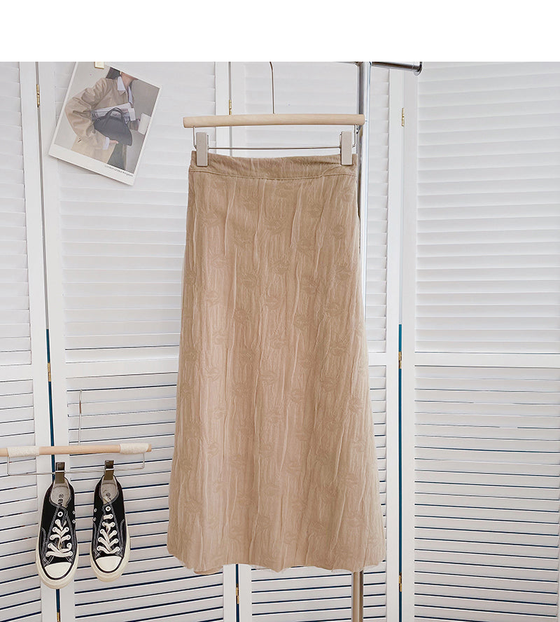 New Korean slim and gentle A-line dress  5808