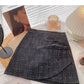 Koreanisches Mode-Retro-Design plissierter Hüftkaro mit hoher Taille A-förmiger Rock 5628