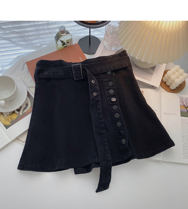 Neuer koreanischer Mode kleiner Rock mit hoher Taille 5415