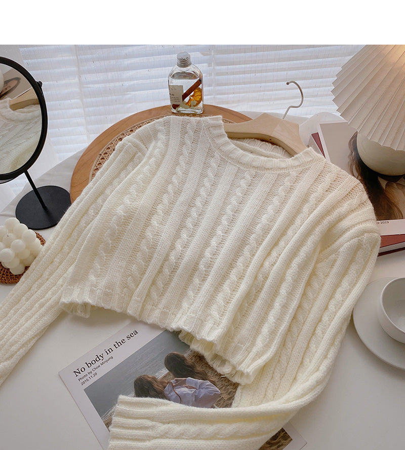 New Korean small man fashion temperament long sleeve twist top  5970