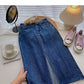 Koreanische Version des Rocks 5702 in A-Linie mit hoher Taille und geteilter Taille im Hongkong-Stil