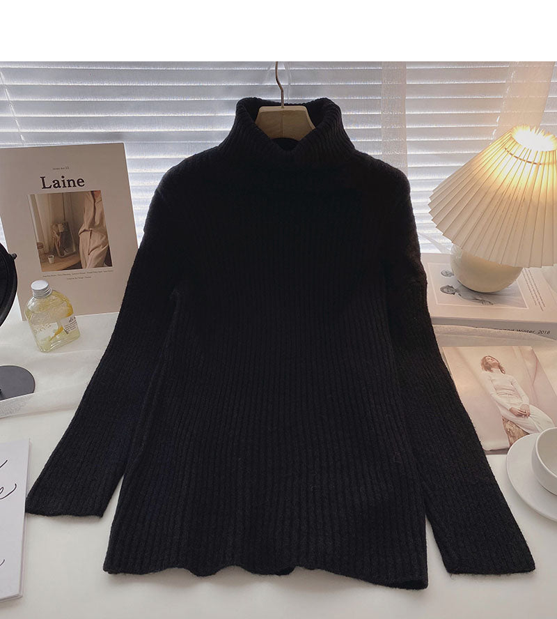 Nouveau haut décontracté de couleur pure de style coréen 5930