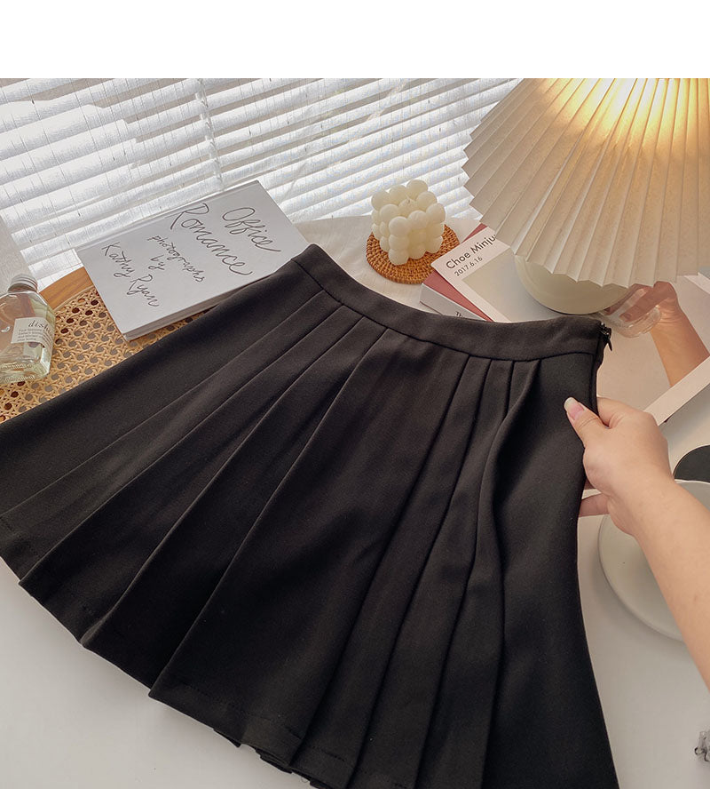Version coréenne de la jupe taille haute et petit homme, à la mode, fine, couvrant les hanches 5447