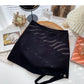 Fashion personality thin ribbon a-word high waist skirt  5525