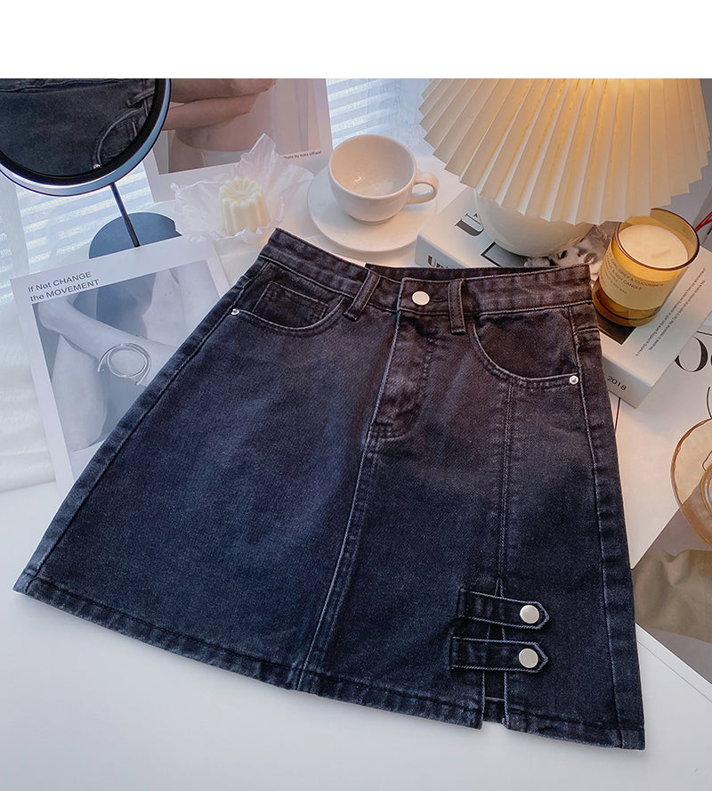 Neuer A-Linienrock 5400 mit hoher Taille und personalisiertem, schlankem und Nischendesign