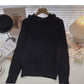 Einfacher Freizeit-Pullover mit langen Ärmeln und Kapuze 6556