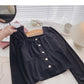 Small minority design Vintage pearl button square collar thin blouse  6306