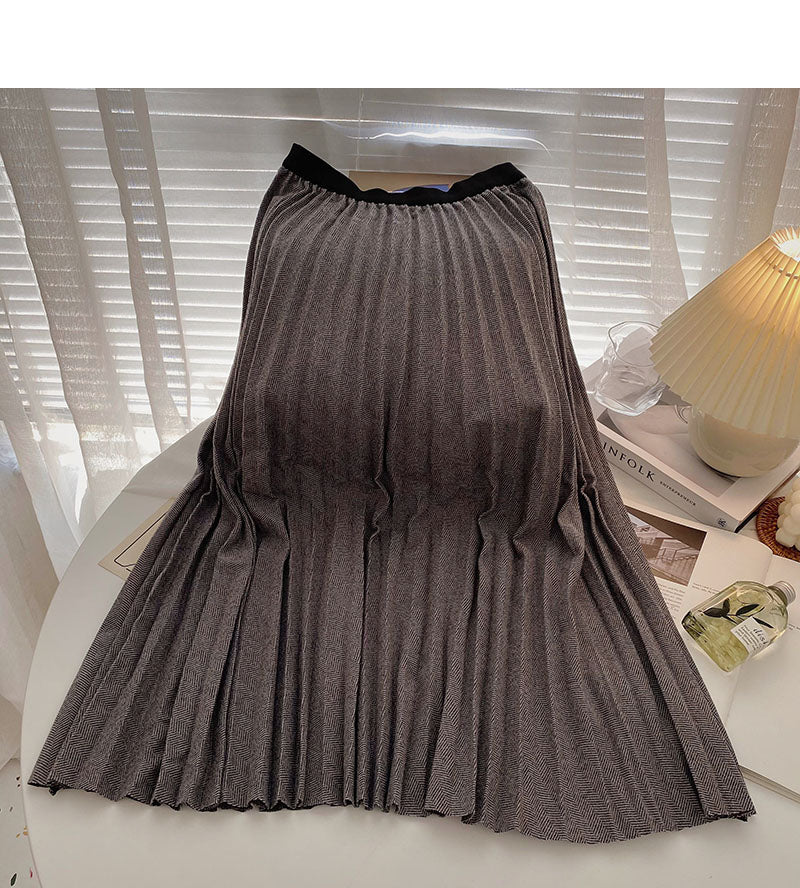 Korean minority design fashion shows the trend of thin skirt  5737
