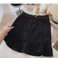 A-line skirt with new Korean design and thin Ruffle edge  5618