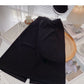Niche design fashion split high waist slim skirt  5729