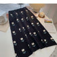 Korean slim and versatile elastic high waist skirt  5749