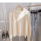 Solider Basic-Pullover Rundhals-Langarmpullover 6146