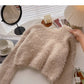 Schlanke Langarm-Pulloverjacke im koreanischen Stil 5928