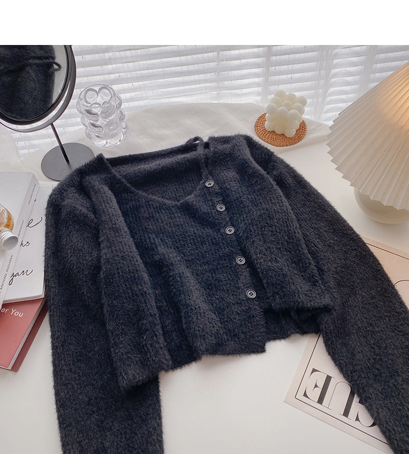 Entwerfen Sie den weichen, wachsartigen Pullover mit V-Ausschnitt für Damen mit langen Ärmeln 5882