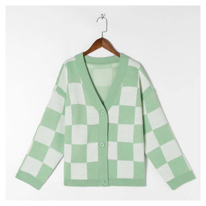 Lazy Wind Schachbrett mit Pullover Herbst 7403