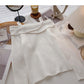Straight neck irregular thin suspender long sleeve sweater  6444