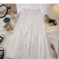Foreign style slim design high waist elastic skirt 5817
