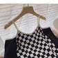 Straight neck slim clavicle sling long sleeve sweater  6639