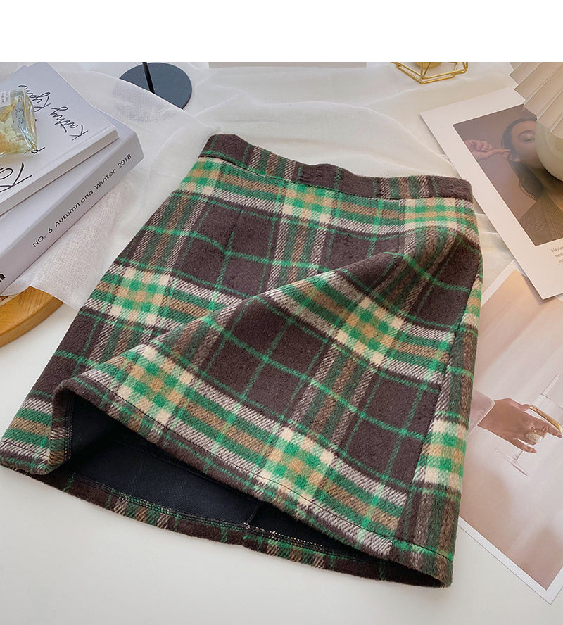 The new Korean version is fashionable and slim skirt  5614