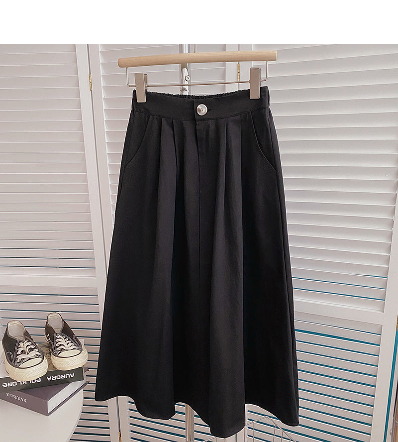 New Korean version of Hong Kong Style A-shaped umbrella skirt  5822
