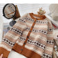 Personalisiertes Langarm-Top 6046 mit koreanischem, trägem Design