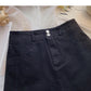 Slim and versatile, simple and light proof high waist skirt  5651