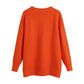 Simple and versatile round neck Pullover blended sweater  7375