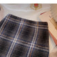 Korean fashionable age reducing Retro High Waist Skirt  5546