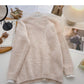 Imitation mink sweater design feeling lazy top  6167