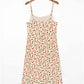 New slim fit, slim and versatile Vintage sling broken flowers  7133