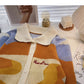 Design sense Vintage contrast long sleeve short top  5865