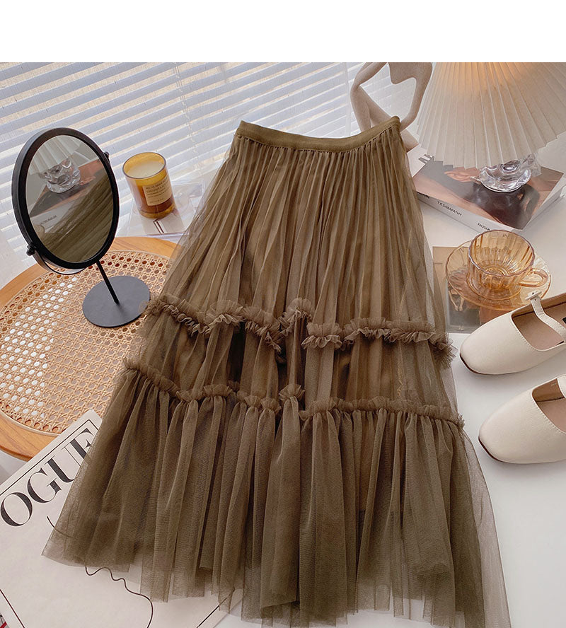 New Korean retro fashion A-line dress  5788