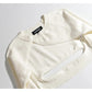 Solid color top small retro round neck hollow knitted Pullover Sweater  7244